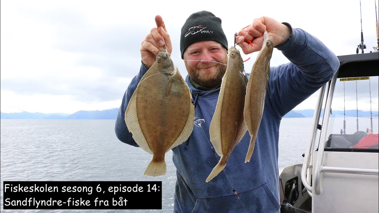 Fiskeskolen sesong 6, episode 14_ Sandflyndre-fiske fra båt