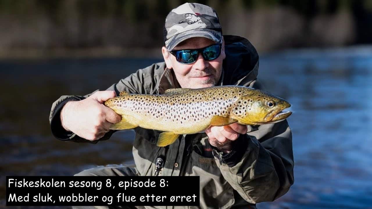Fiskeskolen sesong 8, episode 8- Med sluk, flue og wobbler etter ørret